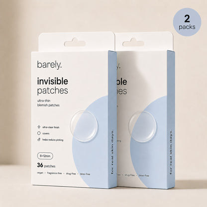 barely. invisible patches